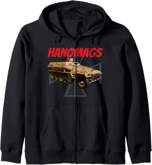 WW2 German Armored Personnel Carrier Sd.Kfz. 251 Hanomags Zip Hoodie