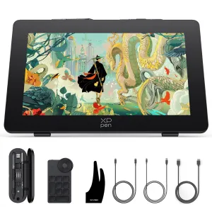 XPPen Artist Pro 24 Gen2 165hz Drawing Tablet with Screen, △E < 1 Graphic Tablet with Full Laminated AG Screen, Drawing Monitor with Dual 16384 Pen Pressure Battery-Free Stylus, Mini Keydial, 23.8"