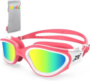 ZIONOR Kids Swim Goggles, G1 MINI UV Protection Anti-Fog Polarized Swimming Goggles for Age 6-14